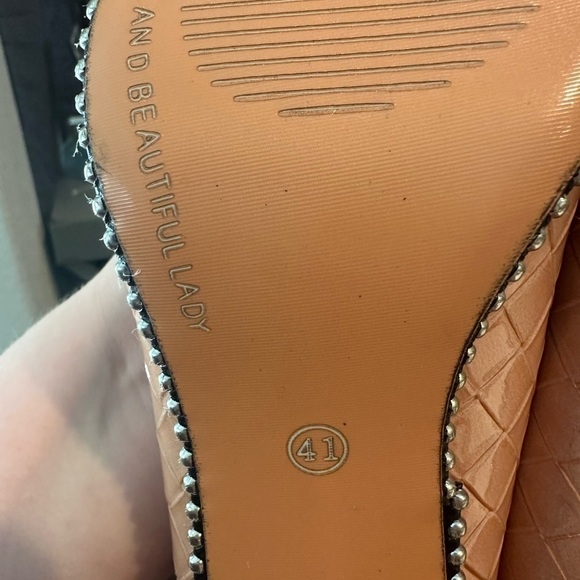 BIGTREE High Heels Designer Metal Chain Women Heels Stiletto Size 41 - Picture 6 of 6